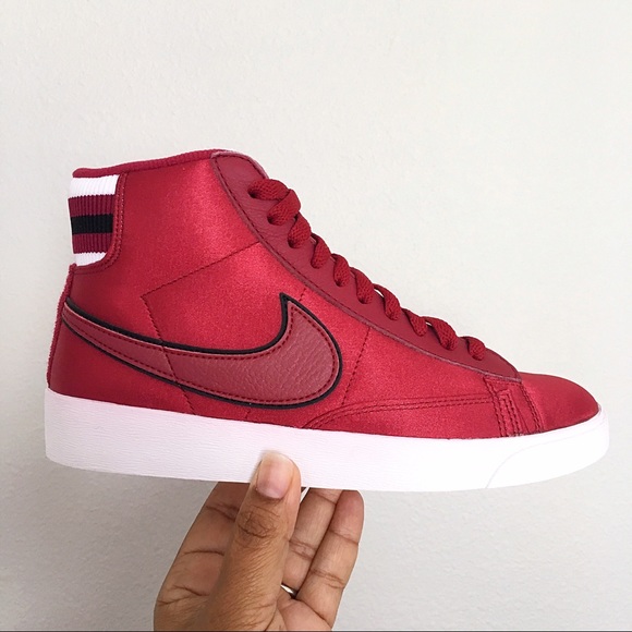 nike blazer high womens red
